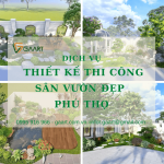 Thiết kế thi công sân vườn đẹp Phú Thọ