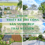 thi công sân vườn đẹp Thái Nguyên